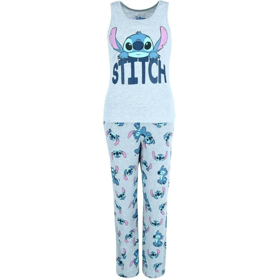 Jerry Leigh Stitch Tank and Lounge Pant Pajama Set (Women)