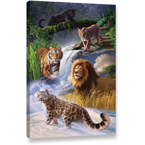 Jerry Lofaro "Big Cats" Gallery-Wrapped Canvas