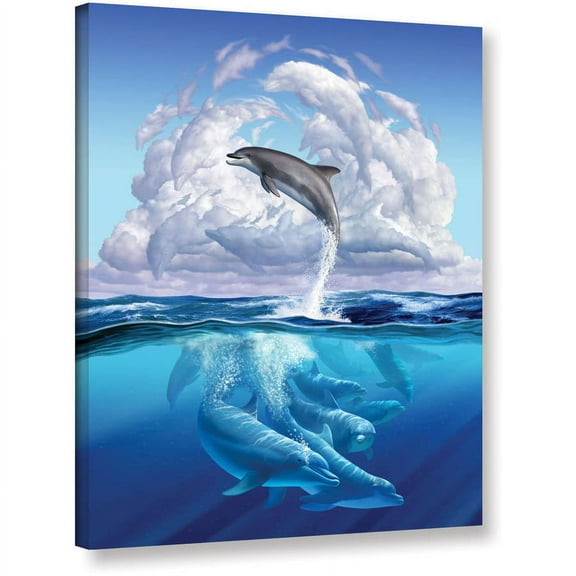 Jerry Lofaro "Dolphonic Symphony" Gallery-Wrapped Canvas