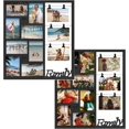thumbnail image 1 of Jerry & Maggie Family Photo Frame, 11 Pictures Frame Multi Selfie Gallery Collage, Family Picture Frames Collage Wall Decor, No Assembly Needed, Assorted Frames for Gallery Wall (Black), 1 of 17