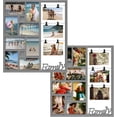 thumbnail image 1 of Jerry & Maggie Family Photo Frame, 11 Pictures Frame Multi Selfie Gallery Collage, Family Picture Frames Collage Wall Decor, No Assembly Needed, Assorted Frames for Gallery Wall (Ashes), 1 of 17