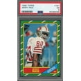 thumbnail image 1 of Jerry Rice 1986 Topps Football Rookie Card RC #161 Graded PSA 5, 1 of 2