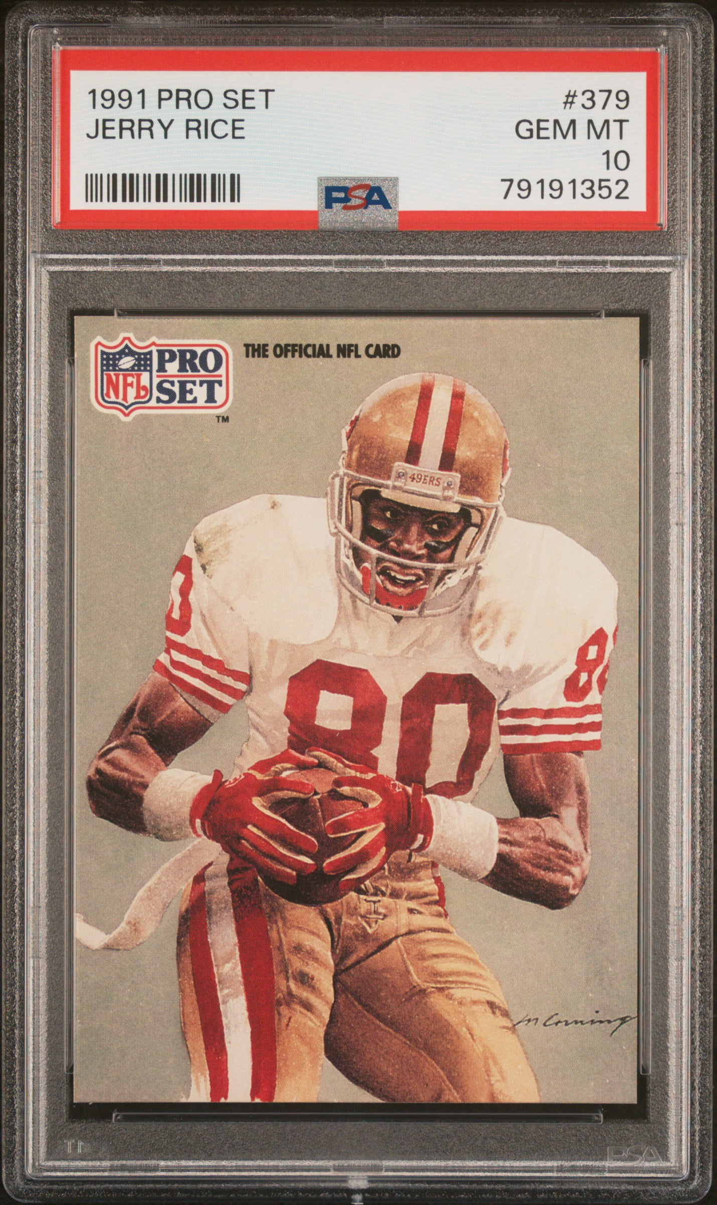Pro Line Jerry Rice Card Jerry Rice 1991 Pro Set Football Card #379 Graded PSA 10 - Walmart.com