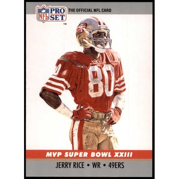 Jerry Rice #23 1990 Pro Set Super Bowl MVP Collectibles