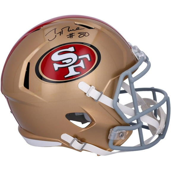 Jerry Rice San Francisco 49ers Autographed Speed Replica Helmet - Fanatics Authentic Certified
