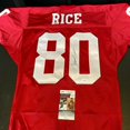 Jerry Rice Signed Authentic 1990's San Francisco 49ers Game Model