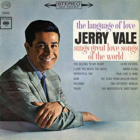 Jerry Vale - The Language of Love - Music & Performance - CD