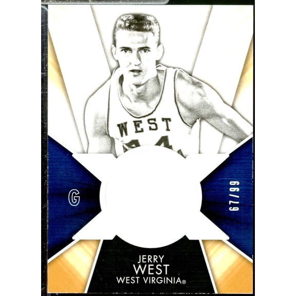 Jerry West Card 2014-15 SPx Finite Legends Radiance #FWE