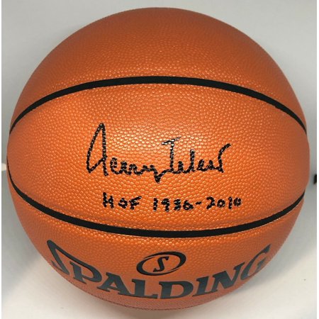 Jerry West Signed Autographed Basketball JSA Los Angeles Lakers "HOF "