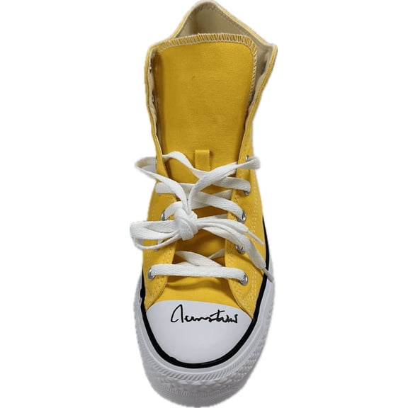Jerry West Signed Autographed Left Yellow Converse Shoe JSA Authentication