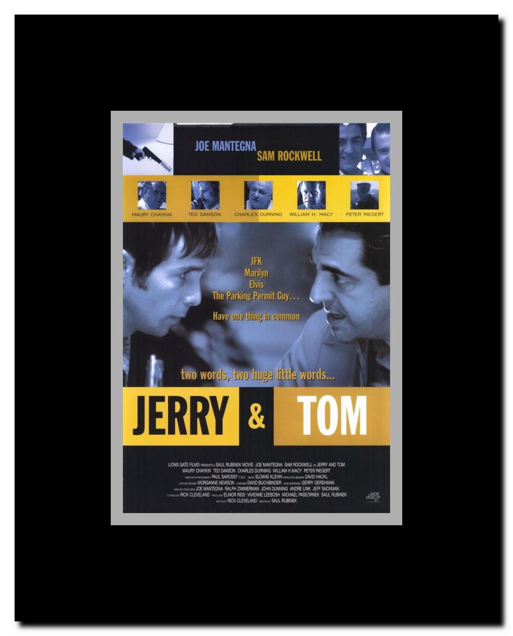 Jerry and Tom Framed Movie Poster