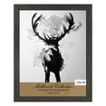 thumbnail image 1 of Millbrook Collection Country Chic Wood Picture Frames, 2-Pack, 12x16 - Charcoal Black, Narrow - 1-1/2" Face Solid Wood Molding for Photos, Artwork & Prints Includes Acrylic Glazing - Made in USA, 1 of 6