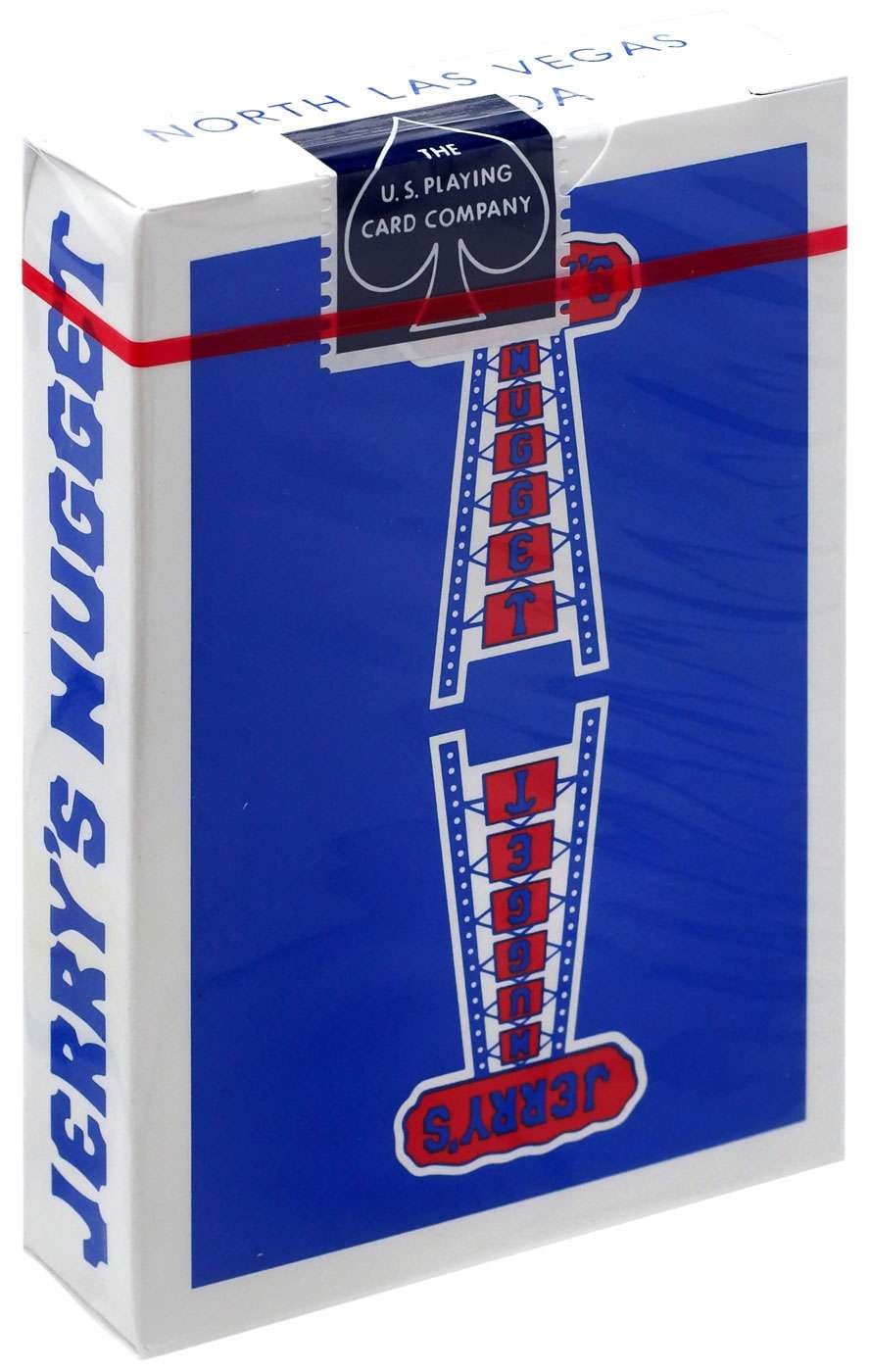 Jerry's Nugget Limited Edition Playing Card Deck (Blue, Modern Feel)