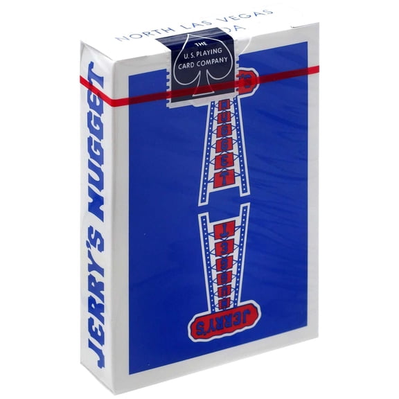 Jerry's Nugget Limited Edition Playing Card Deck (Blue, Modern Feel)