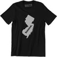 thumbnail image 1 of Jersey City NJ Jersey Flag ark Map Town City State Pride T-Shirt, 1 of 4