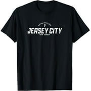 Jersey City New Jersey NJ Vintage Athletic Sports Logo T-Shirt Graphic & Letter Print T-Shirt