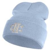 Jersey Crafton Hills Embroidered 12 inch Acrylic Blank Cuff Long Beanie - Light Blue OSFM