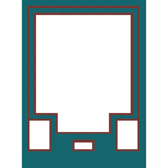 Jersey Display Case with Color Mat & Wall Mount, Shadow Box Frame with Photo Slots & Hardware Kit for Football Basketball Soccer Shirts (Teal-Top & Burgundy-Base)