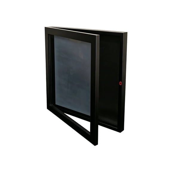 Jersey Display Frame Case - 14x18 Inch Lockable Magnetic Frames Shadow Box with UV Protection for Baseball Basketball Football Soccer Hockey Sport Shirt, Matte Finish, Black