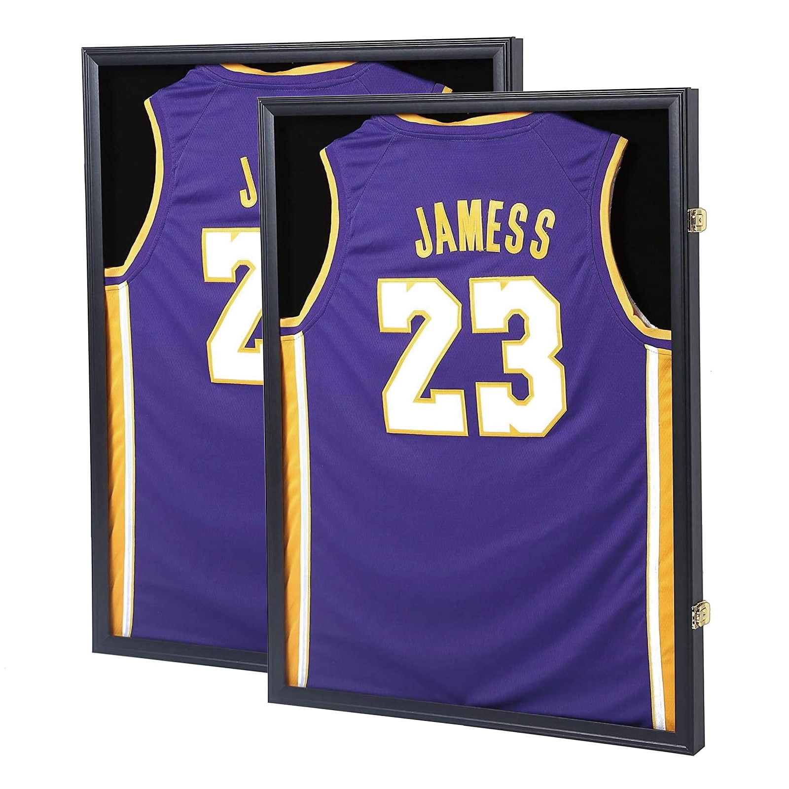 Jersey Display Frame Case 2 PackLarge Lockable Sports Jersey Frame