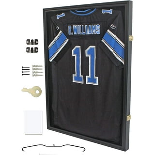 Aoibox 23 in. * 32 in. Jersey Shadow Box, Uniform Display Case, Picture  Frame for Baseball, Basketball & Football Shirts, Black SNMX2459 - The Home  Depot