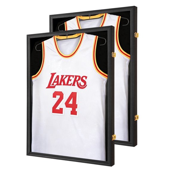 Jersey Frame Display Case-2pc,Black(23*31 in)