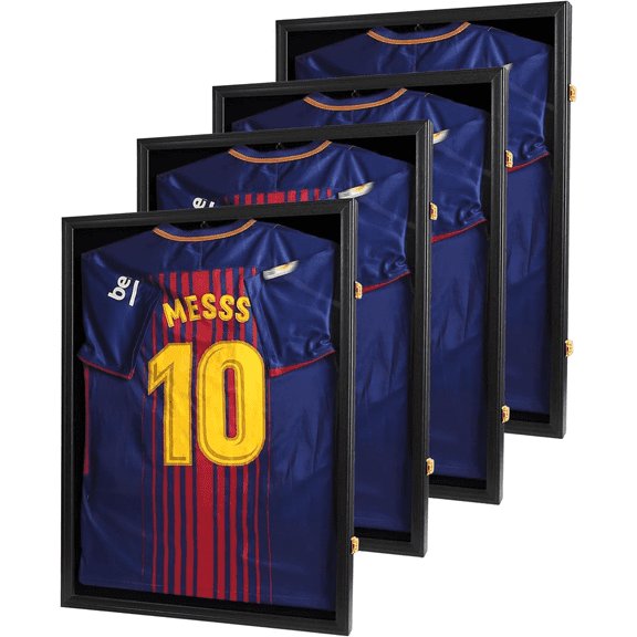 Jersey Frame Display Case - 4 Pack,Black(33*26 in)