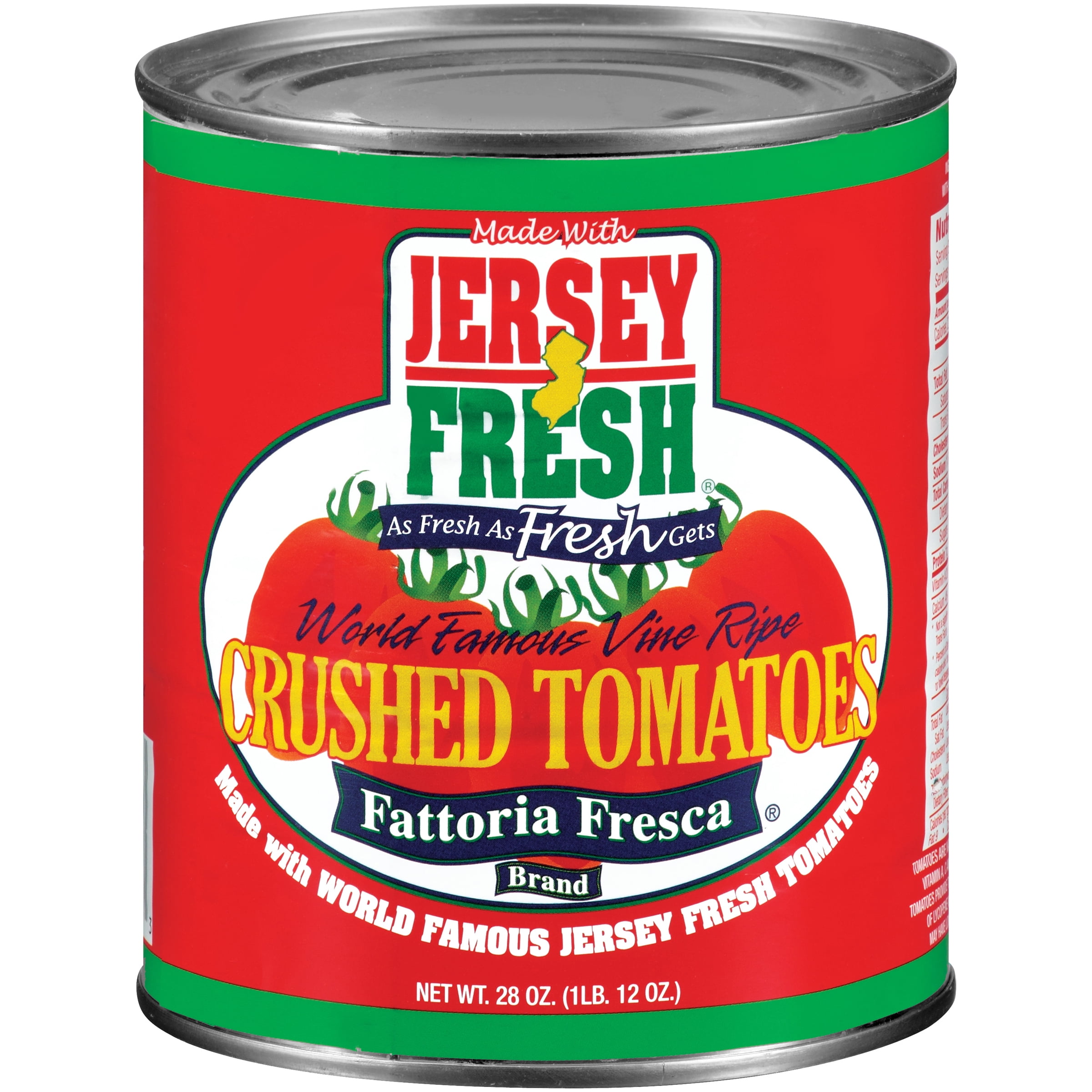 Jersey Fresh Tomatoes Fattoria Fresca, 28 Oz