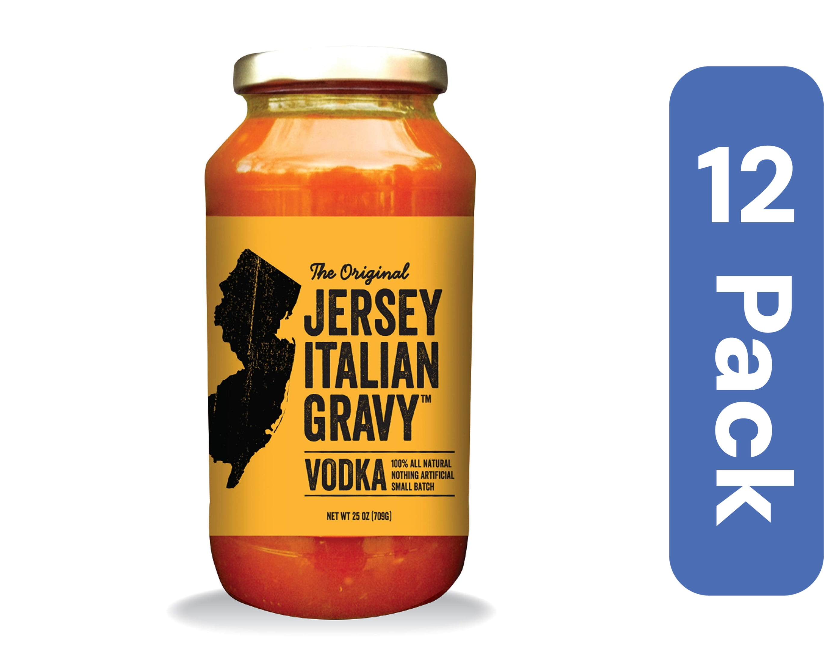 Jersey Italian Gravy Vodka Pasta Sauce 24 oz (Pack Of 12)