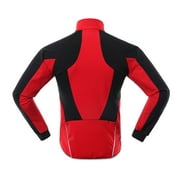 Jersey Men Cycle Jacket Waterproof Windproof Thermal Fleece Bike Jersey Riding Running Autumn Winter Jacket Coat