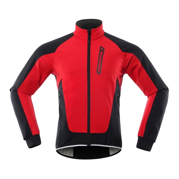 Jersey Men Cycle Jacket Waterproof Windproof Thermal Fleece Bike Jersey Riding Running Autumn Winter Jacket Coat