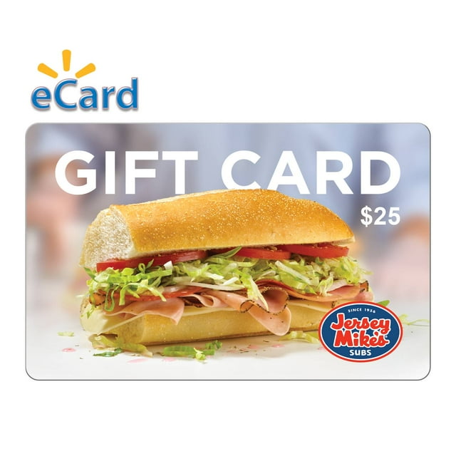 Jersey Mike's 25 eGift Card