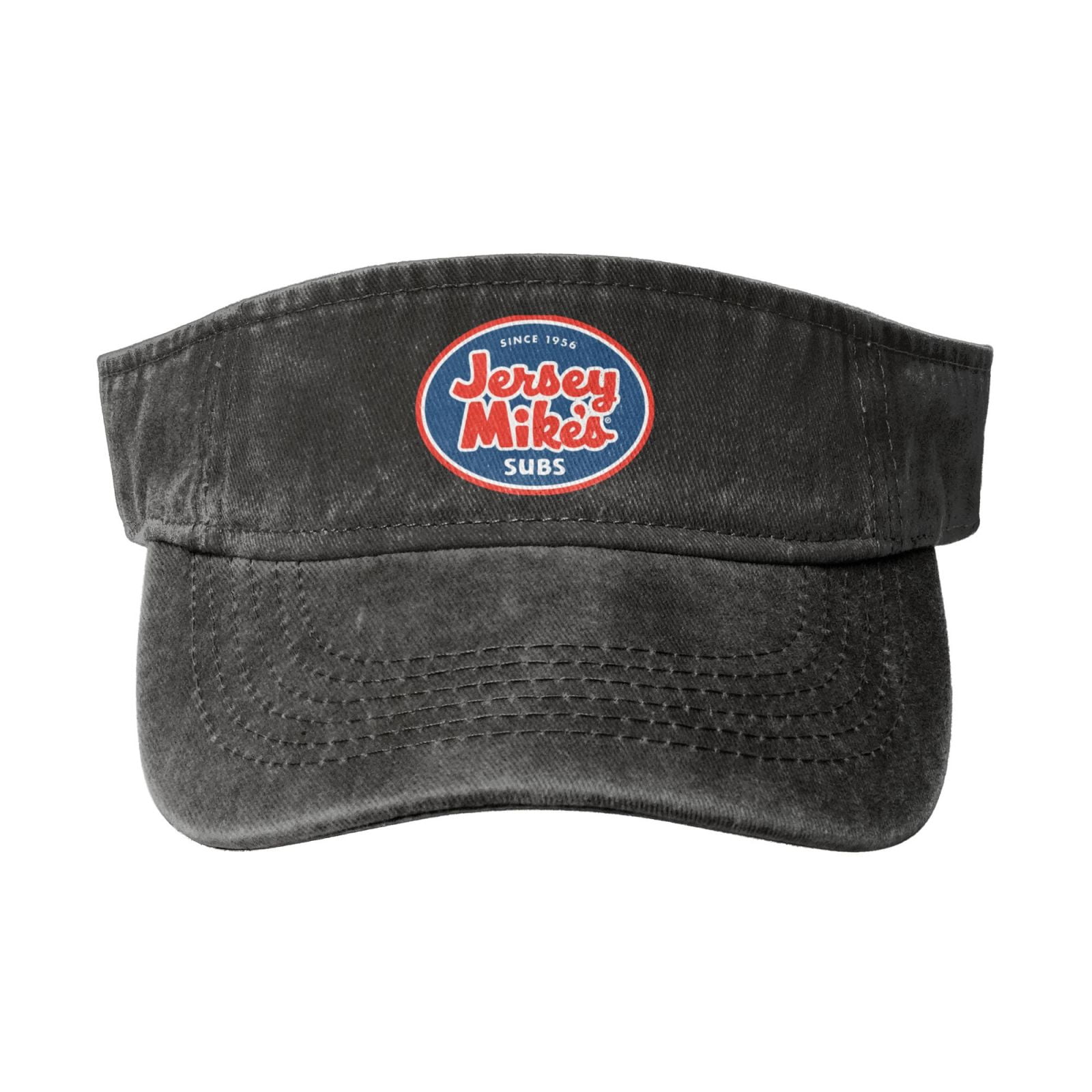 Jersey Mike's Subs Sun Visor Hats Empty Top Baseball Cap Sports