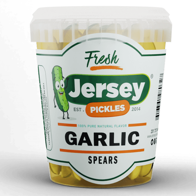 Jersey Pickles Garlic Dill Spears