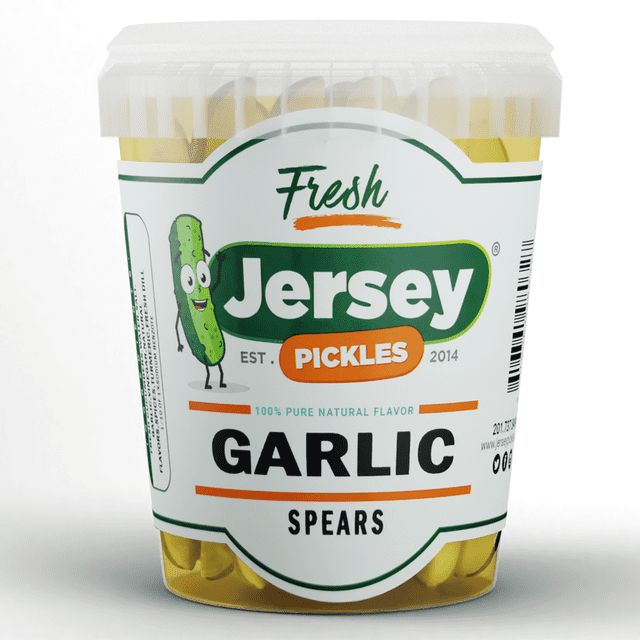 Jersey Pickles Garlic Dill Spears
