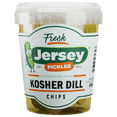 thumbnail image 1 of Jersey Pickles Kosher Dill Pickle Chips with Garlic, Fresh Cucumbers, and Traditional Spices, 1 of 3