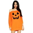 thumbnail image 1 of Jersey Pumpkin Dress Costume - Medium/Large - Dress Size 8-12, 1 of 5