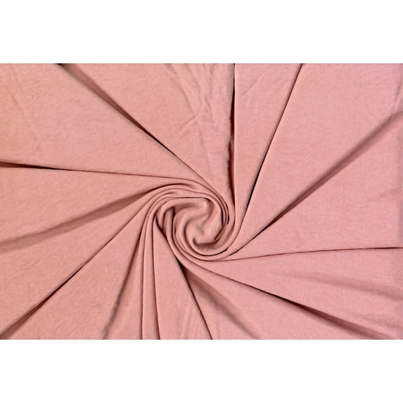 Jersey Shinny Polyester Manhattan Air Flow Knit Fabric Stretch Dress Fabric (ROSEBLUSH, ByYard)