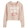 thumbnail image 1 of Jersey Shore - Cabs Are Here Women's Cropped Graphic Hoodie, 1 of 5