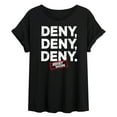 thumbnail image 1 of Jersey Shore - Deny Deny Deny - Women's Oversized T-Shirt, 1 of 5