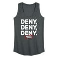 thumbnail image 1 of Jersey Shore - Deny Deny Deny - Women's Racerback Tank Top, 1 of 4