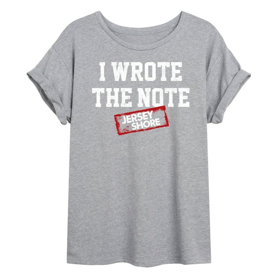 Jersey Shore - I Wrote The Note - Women's Oversized T-Shirt