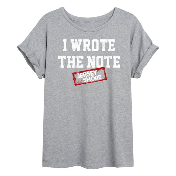 Jersey Shore - I Wrote The Note - Women's Oversized T-Shirt