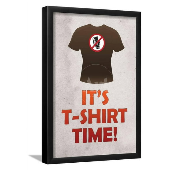 Jersey Shore Its TShirt Time TV Poster Print, Framed Art Print Wall Art Sold by Art.Com