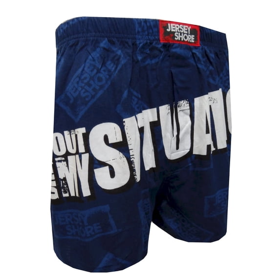 Jersey Shore Mens Jersey Shore Check Out My Situation Boxer Shorts (Small)