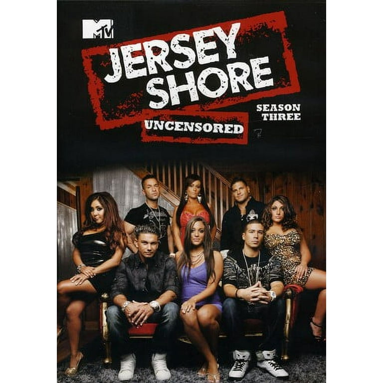 Jersey Shore Season Three DVD MTV Drama