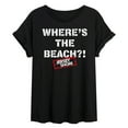 thumbnail image 1 of Jersey Shore - Where's The Beach - Juniors Ideal Flowy Muscle T-Shirt, 1 of 5