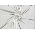 thumbnail image 1 of Jersey Slub Rayon Knit Fabric 130 GSM- Soft Stretch Sewing Apparel Craft (OFFWHITE, ByYard), 1 of 41