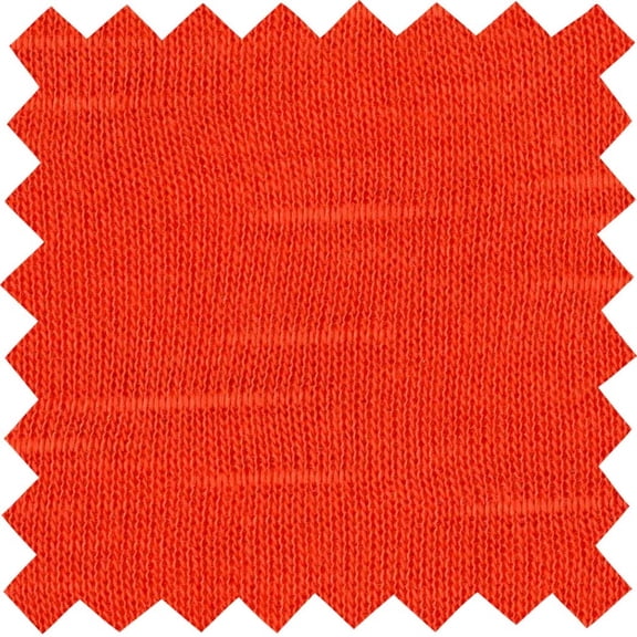 Jersey Slub Rayon Knit Fabric 130 GSM- Soft Stretch Sewing Apparel Craft (ORANGE, 1.5"x1.5"SampleOfFabric)