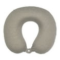 thumbnail image 1 of Jersey Stripe - Memory Foam Neck Pillow - Taupe Stripe, 1 of 5